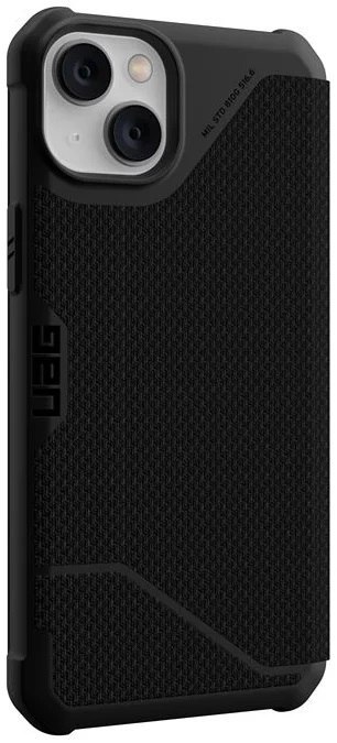 UAG Metropolis - obudowa ochronna z klapką do iPhone 14 Plus (kevlar-black)