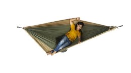 Hamak turystyczny TTTM Original Hammock zielony/brązowy (24/08)
