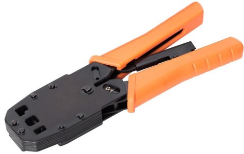 Netrack zaciskarka RJ45 8p+6p+4p, kontrola docisku