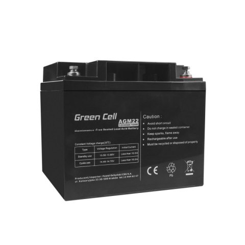 Bateria do zasilacza awaryjnego GREEN CELL AGM22