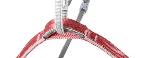 Uprząż wspinaczkowa Ocun Twist Tech ECO LD szaro-czerwona (grey/red) r. XS-M