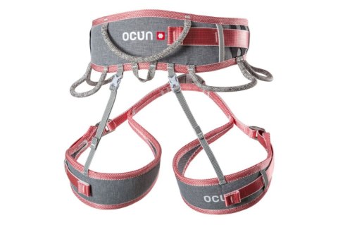 Uprząż wspinaczkowa Ocun Twist Tech ECO LD szaro-czerwona (grey/red) r. XS-M