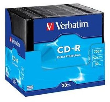 VERBATIM 700 MB 52x Slim 1 szt.