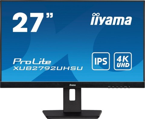 Monitor IIYAMA XUB2792UHSU-B5 (27" /IPS /60Hz /3840 x 2160 /Czarny)