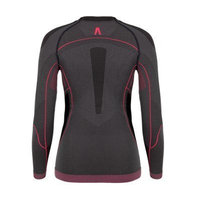 Bluza termoaktywna damska Alpinus Mora grafitowo-różowa r. XL