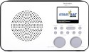 Radiobudzik TECHNISAT Viola 2 C IR Biało-czarny