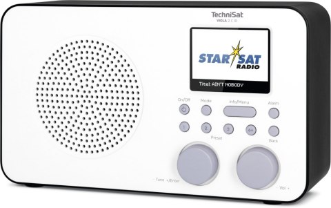 Radiobudzik TECHNISAT Viola 2 C IR Biało-czarny