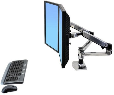 Uchwyt uchylny z ramieniem LX Dual Side-by-Side Arm 45-245-026 (maks. 24")