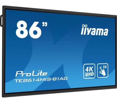 Monitor dotykowy IIYAMA TE8614MIS-B1AG (85.6" /VA /500Hz /3840 x 2160 /Czarny )