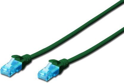DIGITUS Cat6 U/UTP 1 m Zielony 1 Patchcord