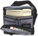 Torba na laptopa MANHATTAN Berlin Messenger Sling Bag (maks.14.1"/Czarno-niebieski)
