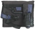 Torba na laptopa MANHATTAN Berlin Messenger Sling Bag (maks.14.1"/Czarno-niebieski)