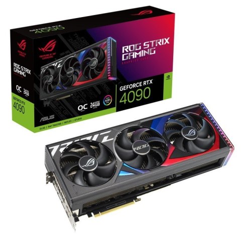 Karta graficzna ASUS GeForce RTX 4090 ROG STRIX OC 24GB GDDR6X (ROG-STRIX-RTX4090-O24G-GAMING)