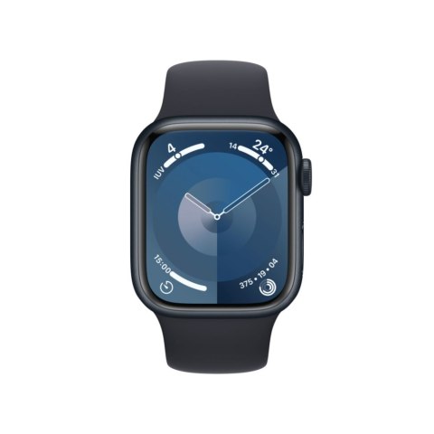 Watch Series 9 GPS 41 mm Midnight Sport APPLE iOS Czarny