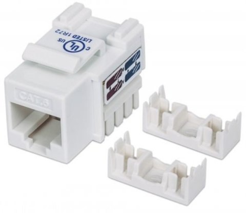 Intellinet Moduł Keystone Cat6 UTP RJ45 zaciskany biały