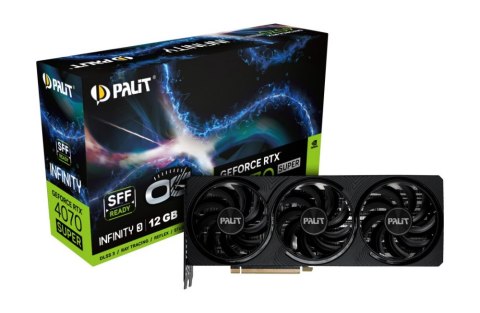 Karta graficzna PALIT GeForce RTX 4070 SUPER INFINITY 3 OC 12 GB GDDR6X (NED407ST19K9-1043S)