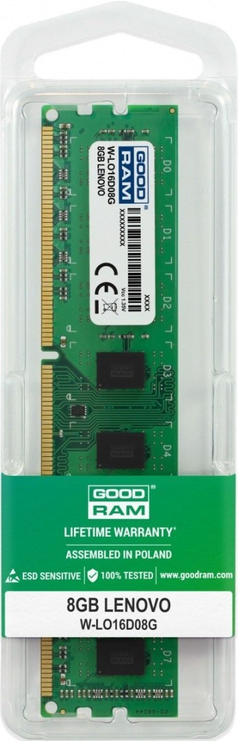 Pamięć GOODRAM (DIMM/DDR3/8 GB/1600MHz/11CL/SINGLE)