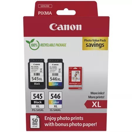 Zestaw tuszy CANON Zestaw tuszy CANON PG-545XL/CL-546XL (8286B011) 8286B011