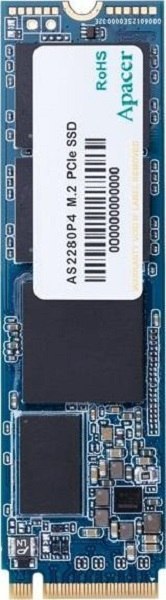 Dysk SSD APACER AP1TBAS2280P4-1 (M.2 2280″ /1 TB /PCI-E x4 Gen3 NVMe /3000MB/s /2000MB/s)