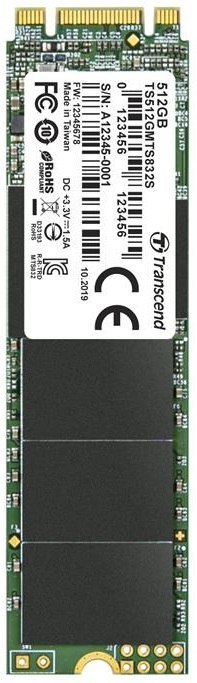 Dysk SSD TRANSCEND TS512GMTS832S (M.2 2280″ /512 GB /SATA III (6 Gb/s) /560MB/s /500MB/s)
