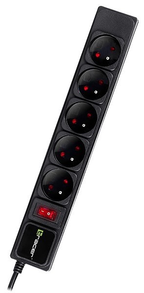 Listwa zasilająca TRACER PowerGear 1.5 m (5 gniazd) TRALIS46843