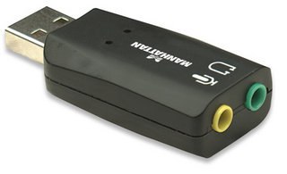 Karta dźwiękowa MANHATTAN Hi-Speed USB 3-D 150859