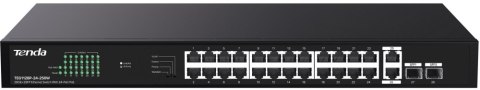 Przełącznik TENDA TEG1128P-24-250W (26x 10/100/1000 )