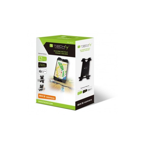TECHLY 106770 Techly Silikonowy uchwyt rowerowy do smartphona od 4 do 6
